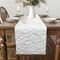 Modern Gray Geometric Table Runner for Dining, Kitchen & Party Decor