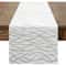 Modern Gray Geometric Table Runner for Dining, Kitchen & Party Decor