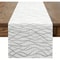 Modern Gray Geometric Table Runner for Dining, Kitchen & Party Decor