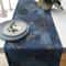 Nautical Anchor Table Runner Coastal Blue Ocean Themed Table Decor For Dining Parties 3