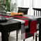 Modern Table Runner with Abstract Geometry Design for Dining Tables and Dressers
