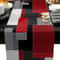 Modern Table Runner with Abstract Geometry Design for Dining Tables and Dressers