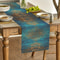 Elegant Dark Blue Woven Table Runner For Dining Kitchen Decor 4