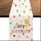 Festive Birthday Polka Dot Table Runner Durable Party Table Decoration For Dining Gatherings 0