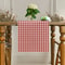 Classic Red Gingham Check Table Runner For Dining Room Kitchen Decor 3