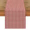 Classic Red Gingham Check Table Runner For Dining Room Kitchen Decor 5