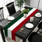 Classic Italian Striped Table Runner Tricolor Party Home Decor 1