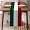 Classic Italian Striped Table Runner Tricolor Party Home Decor 3