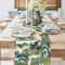 Chinoiserie Landscape Linen Table Runner For Elegant Dining Decor 1