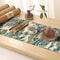 Chinoiserie Landscape Linen Table Runner For Elegant Dining Decor 3