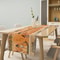 Ancient Egypt Linen Table Runner With Pharaoh And Hieroglyphic Design 1