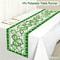 Premium Green Clover St Patricks Day Table Runner Shamrock Table Decor for Holiday & Spring Dining