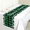 Premium Green Clover St Patricks Day Table Runner Shamrock Table Decor for Holiday & Spring Dining
