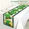 Premium Green Clover St Patricks Day Table Runner Shamrock Table Decor for Holiday & Spring Dining