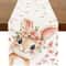 Cute Bunny Easter Table Runner For Spring Parties And Farmhouse Dining Decor 0