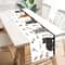Festive Cat Christmas Table Runner For Dining Holiday Kitchen Decor Linen 1