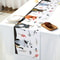 Festive Cat Christmas Table Runner For Dining Holiday Kitchen Decor Linen 2