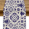 Mexican Talavera Floral Bird Table Runner For Dining Decor 3