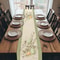 Green Stripe Easter Egg Table Runner For Spring Holiday Dining Decor 3