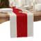 Elegant Red Table Runner for Weddings Christmas Dining Decor