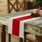 Elegant Red Table Runner for Weddings Christmas Dining Decor