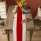 Elegant Red Table Runner for Weddings Christmas Dining Decor