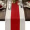 Elegant Red Table Runner for Weddings Christmas Dining Decor