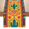 Mexican Cactus Floral Table Runner for Fiesta Kitchen and Coffee Table Decor