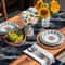 Gray Marble Texture Washable Linen Table Runner For Dining Room Decor 1