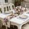 Elegant Pastel Floral Spring Table Runner Watercolor Tulip & Lavender Dining Table Decor