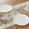 Easter Egg Floral Linen Table Runner For Spring Dining Decor 1