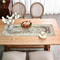 Easter Egg Floral Linen Table Runner For Spring Dining Decor 3
