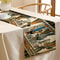 Ancient Egyptian Linen Table Runner Washable Retro Tablecloth For Dining Decor 2