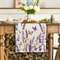 Lavender Blossom Farmhouse Lavender Table Runner Reusable Floral Dining Wedding Farmhouse Table Ru 2