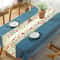 Spring & Summer Linen Floral Table Runner Elegant Floral Table Runner for Weddings, Parties & Home