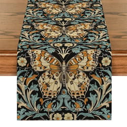 william morris floral table runner for dining room and kitchen decor