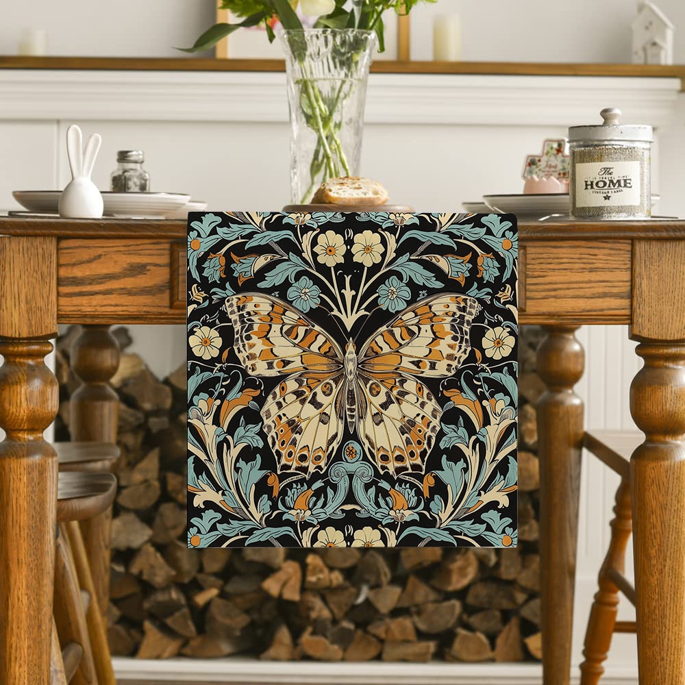William Morris Floral Table Runner For Dining Room And Kitchen Decor 1