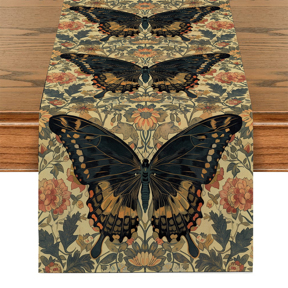 William Morris Floral Table Runner For Dining Room And Kitchen Decor 6