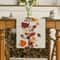 Autumn Natural Leaf Table Runner Elegant Autumn Table Runner For Fall Thanksgiving 1