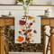 Autumn Natural Leaf Table Runner Elegant Autumn Table Runner For Fall Thanksgiving 1