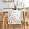 Spring Floral Table Runner With Butterfly Wildflower Design For Weddings Home Decor 3