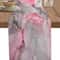 Pink Marble Linen Table Runner for Modern Dining & Event Decor
