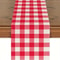 Premium Red White Buffalo Plaid Table Runner Classic Linen Table Accent For Cozy Dining 0