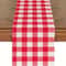 Premium Red White Buffalo Plaid Table Runner Classic Linen Table Accent For Cozy Dining 4