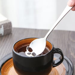 skull coffee spoon stainless steel gothic dessert tea sugar scoop