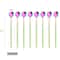 Premium Long Handle Ice Spoon & Coffee Tea Stir Spoon Set Stainless Steel Cutlery Set for Kitchen & Drinks