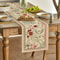 Elegant Floral Bird Print Table Runner Classic Nature Inspired Dining Table Decor 2