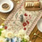 Elegant Floral Bird Print Table Runner Classic Nature Inspired Dining Table Decor 3