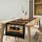 Vintage Retro Cassette Tape Table Runner Nostalgic Home Dining Decor 0
