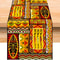 African Tribal Table Runner Vibrant Polyester Dining Decor 0